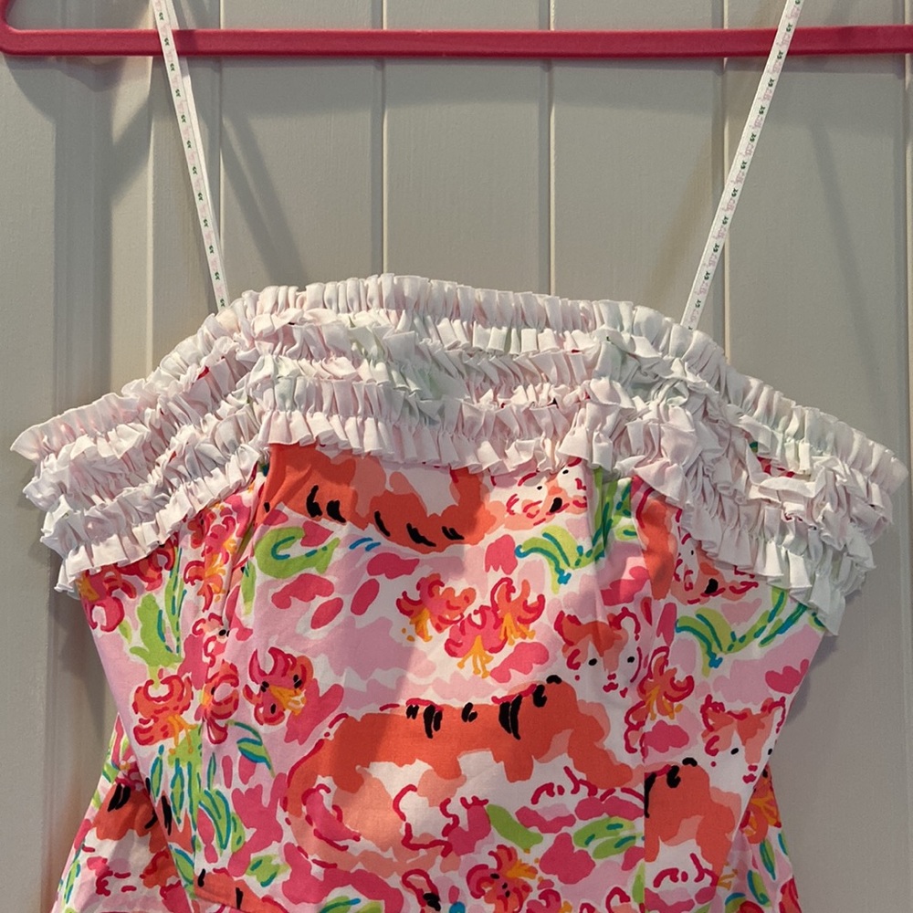 Gorgeous and flirty Lilly Pulitzer Strapless Dress Size 4 - Picture 2 of 7